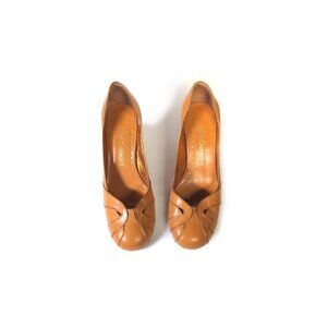 Sarah Chofakian Shoes Size 40 | US 9 | Leather Block Heels